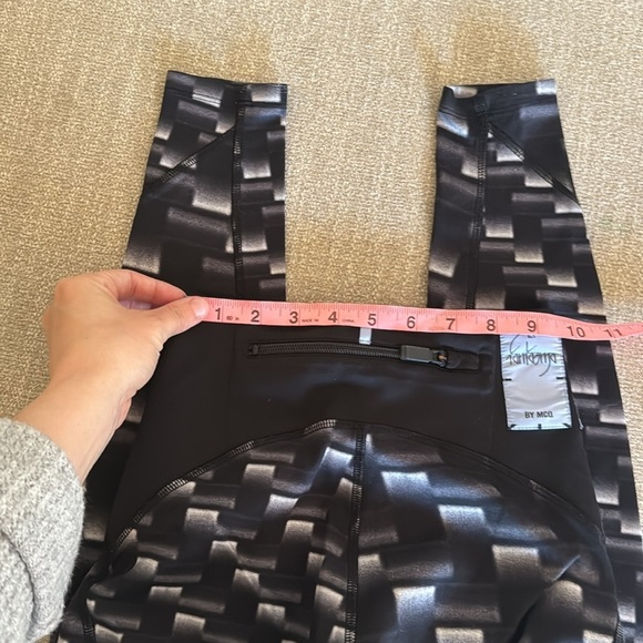 Fantasma MCQ ALEXANDER MCQUEEN Crop Ankle Cotton Blend Jersey Legging XS - Picture 8 of 11